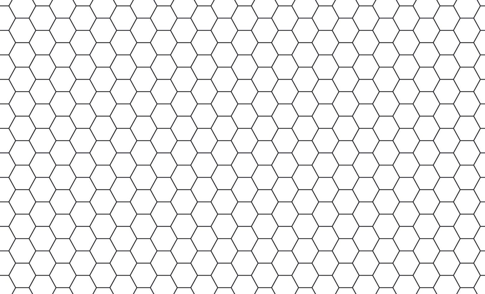 patrón sin costuras de panal hexagonal. textura sin costuras de rejilla de panal. textura de celda hexagonal. formas hexagonales de miel de abeja. Ilustración vectorial sobre fondo blanco vector