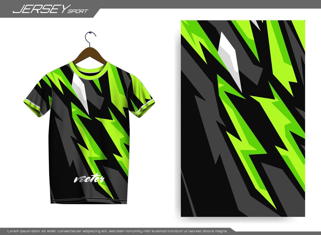 Sports geometric racing jersey design illustration vector