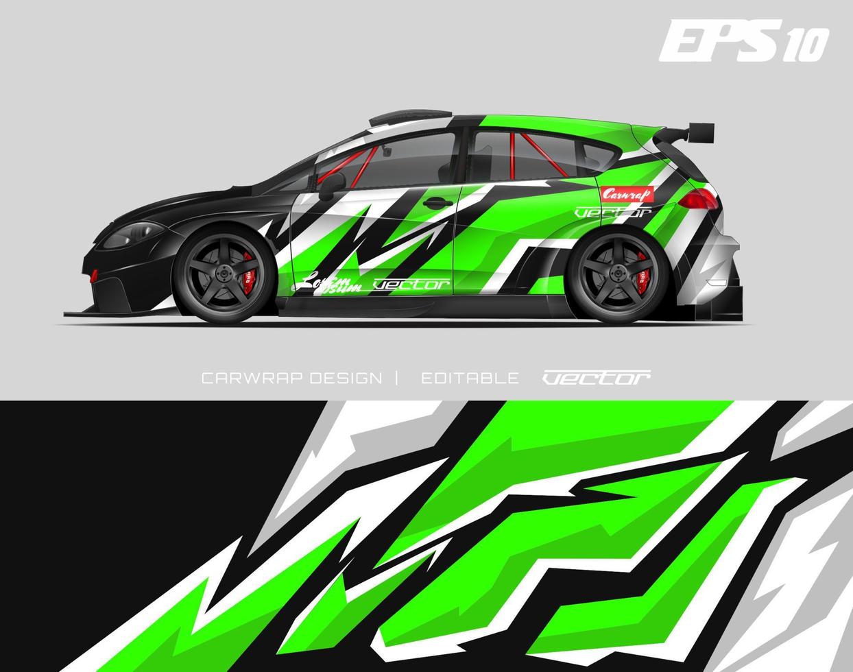 car wrap design modern racing background design for vehicle wrap, racing car, rally, etc vector