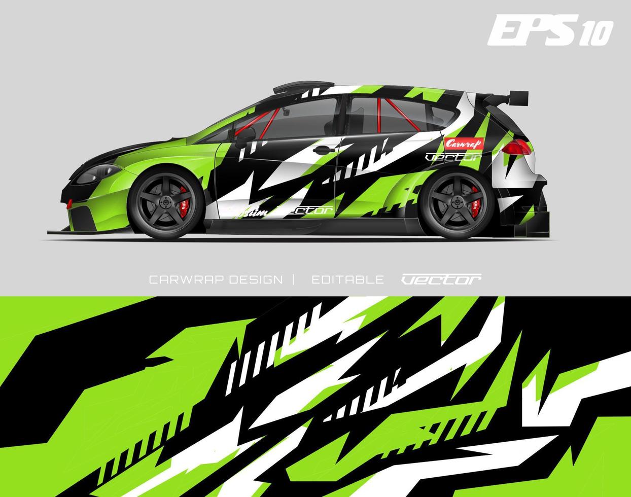 car wrap design modern racing background design for vehicle wrap, racing car, rally, etc vector