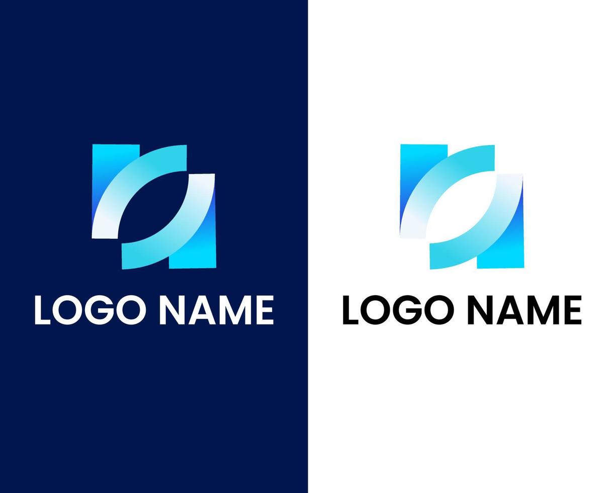 letter n modern logo design template vector