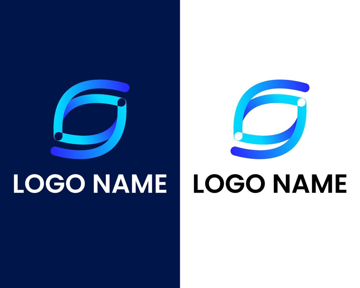 letter s modern logo design template vector