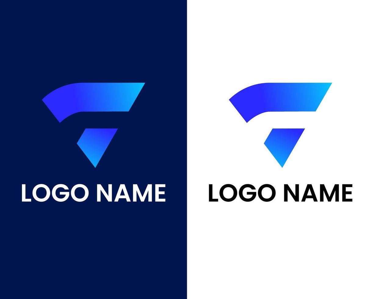 letter f and u modern logo design template vector