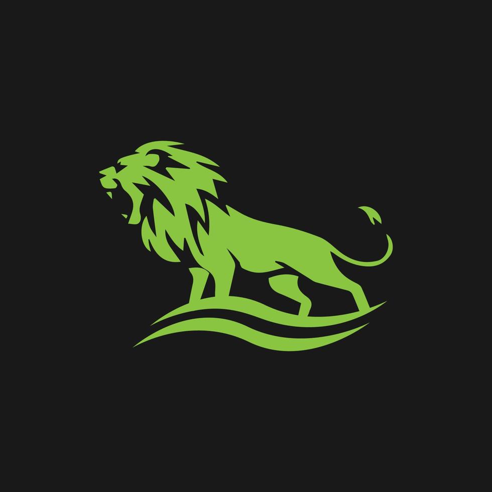 Lion Logo Template vector icon illustration design