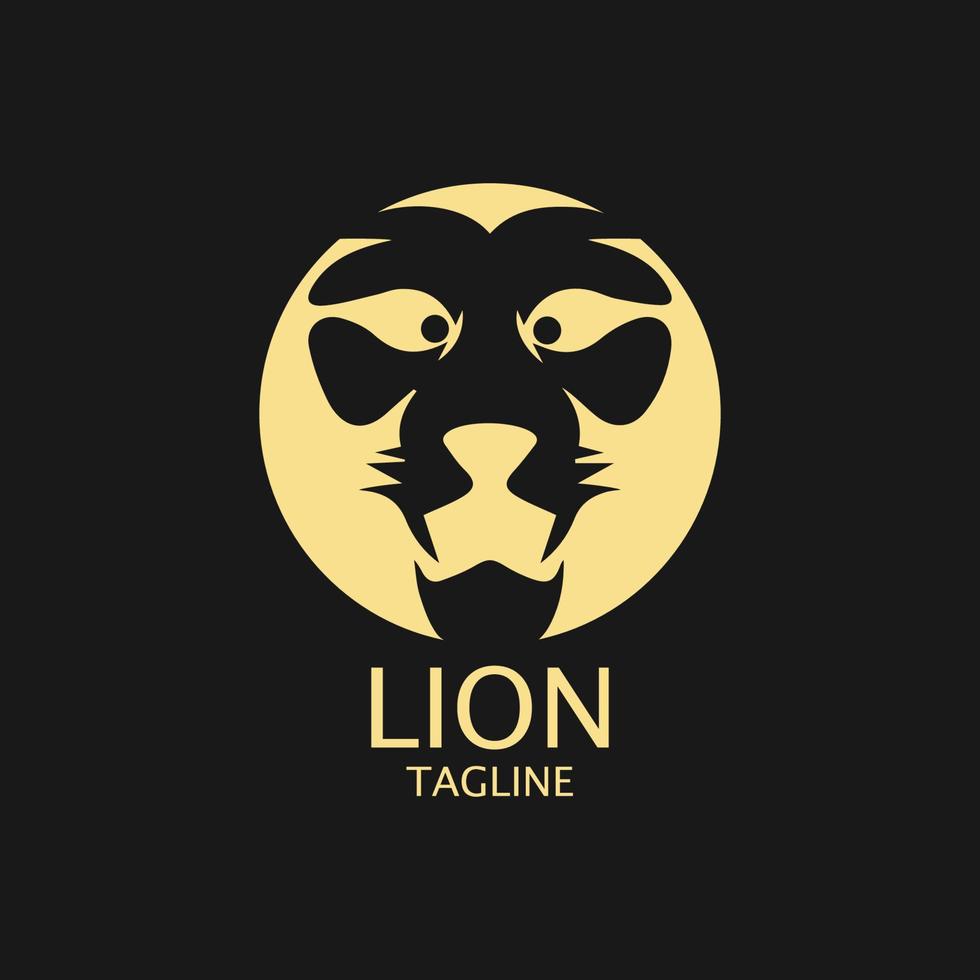 Lion Logo Template vector icon illustration design