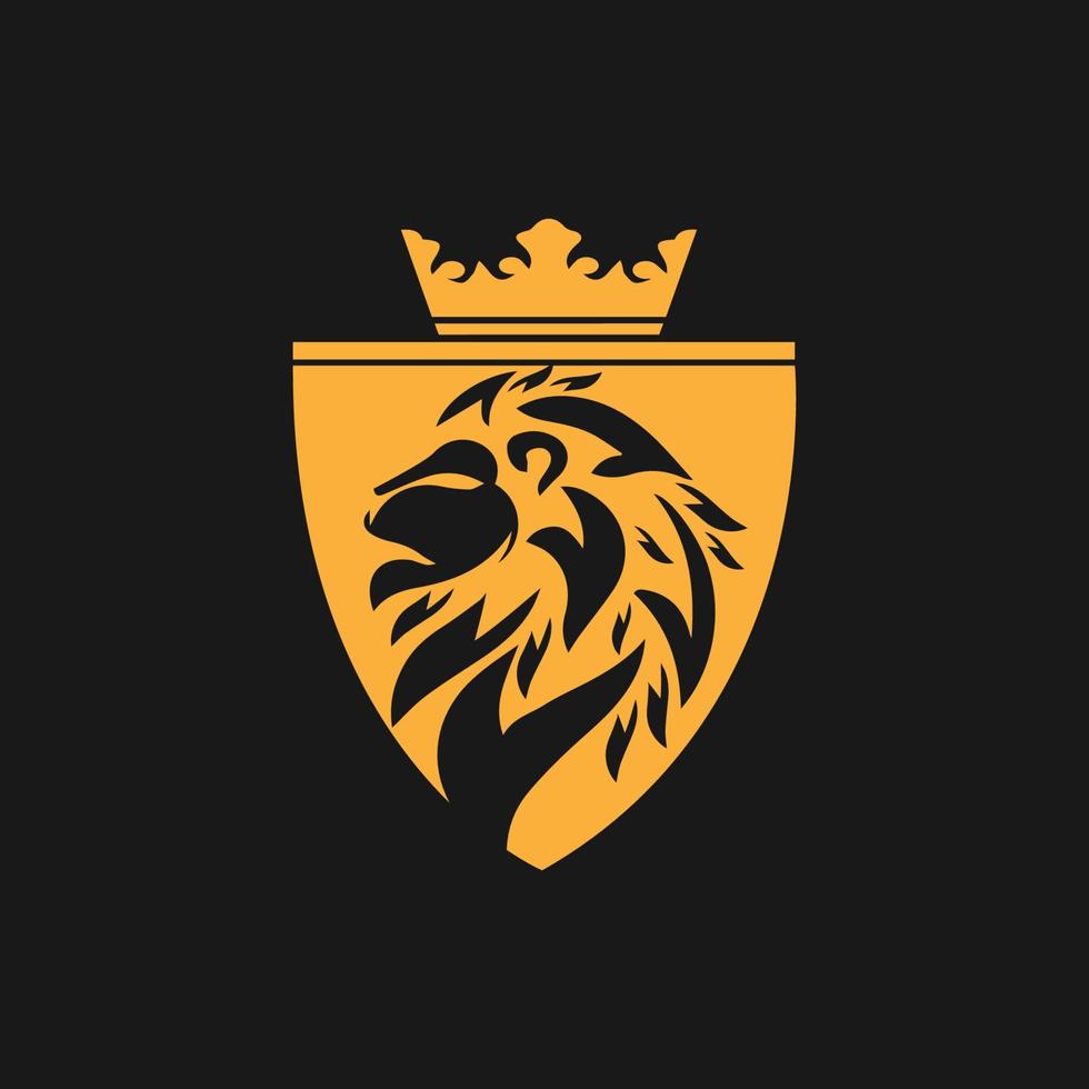 Lion Logo Template vector icon illustration design
