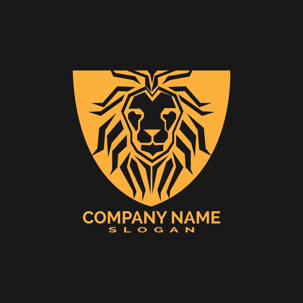 Lion Logo Template vector icon illustration design