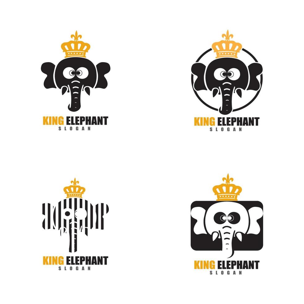 Elephant Logo Template Vector Illustration design