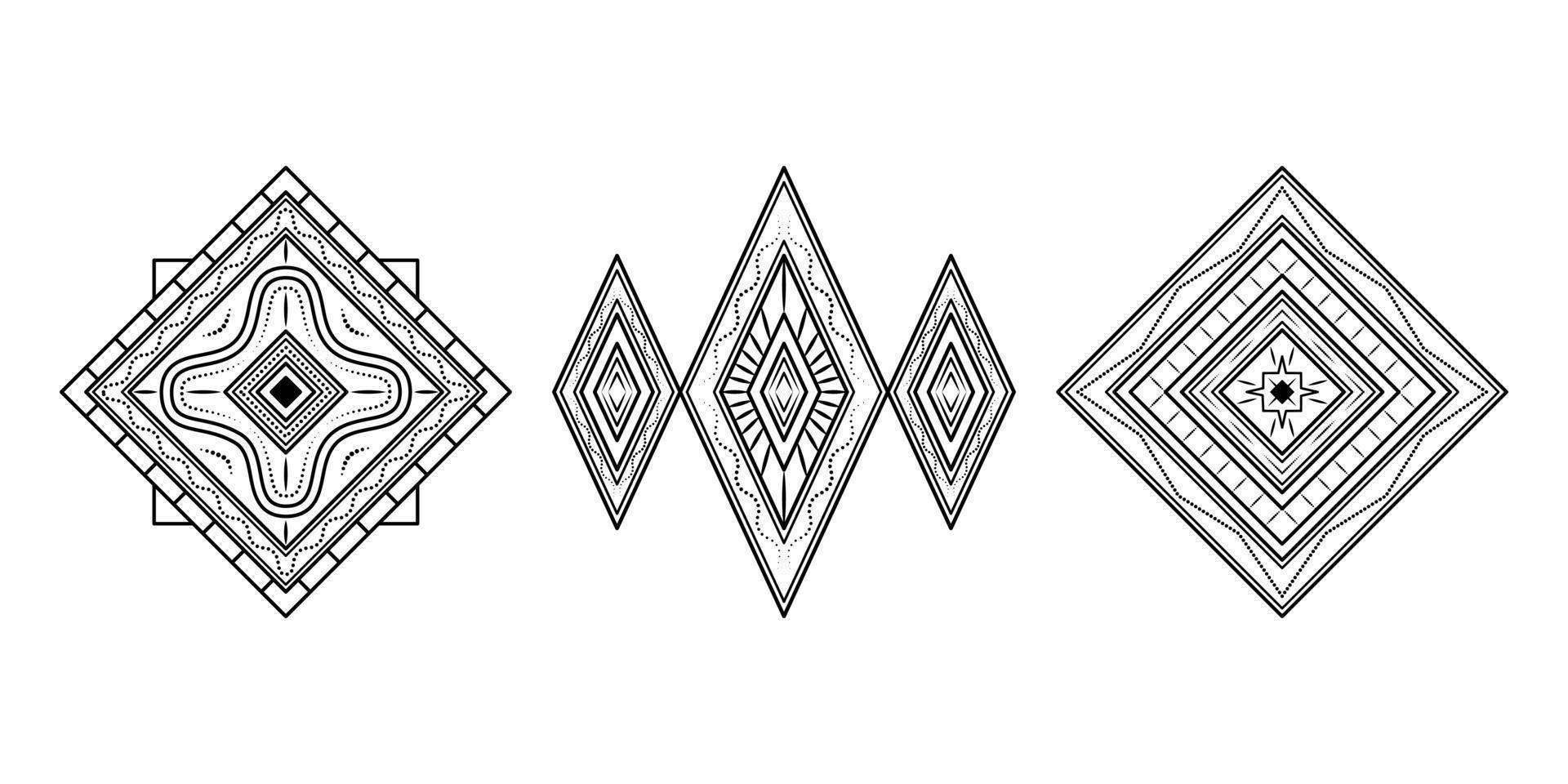 Abstract ornamental with line, detiled, unique and elegant style. suitable for decoration, textile, fabric or background vector