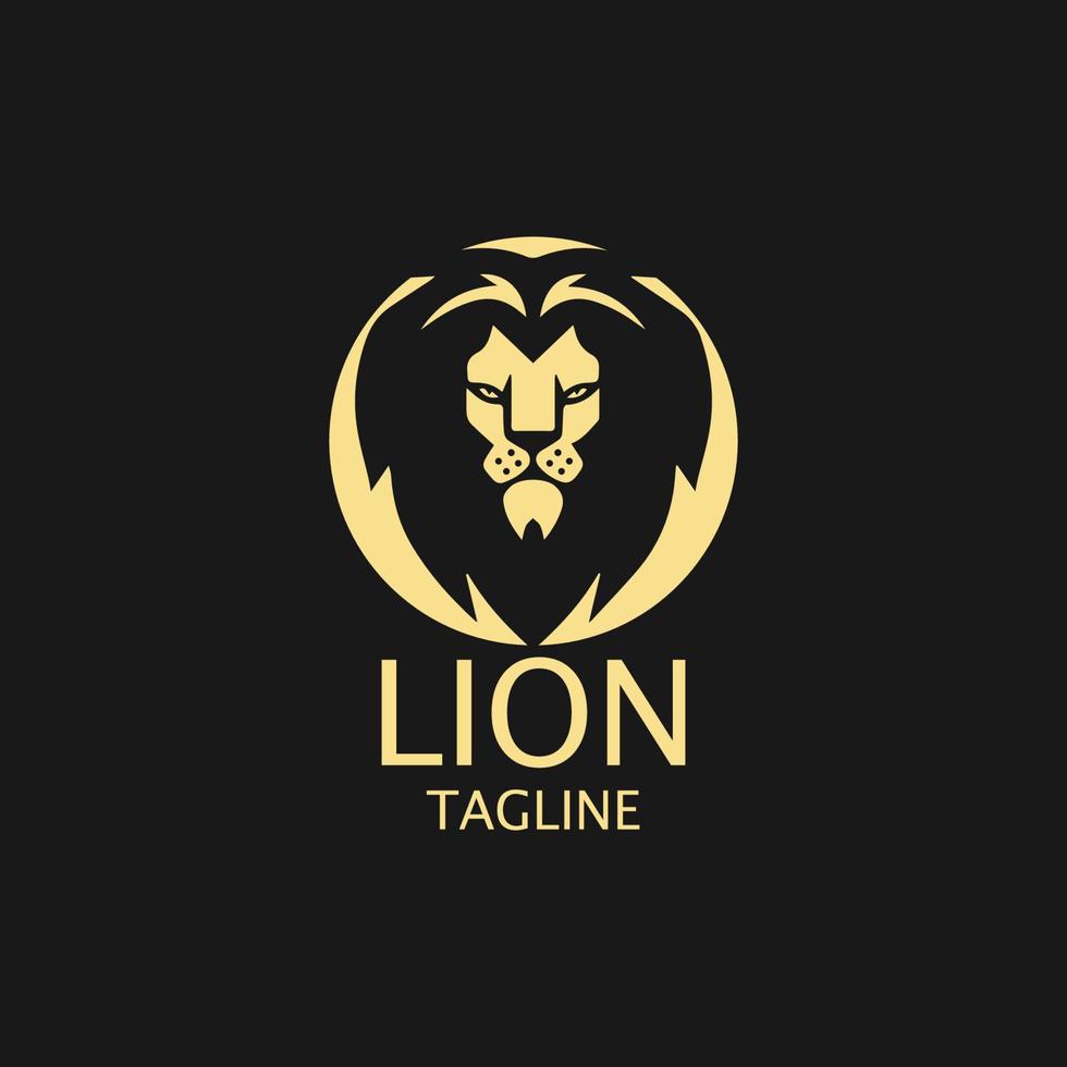 Lion Logo Template vector icon illustration design