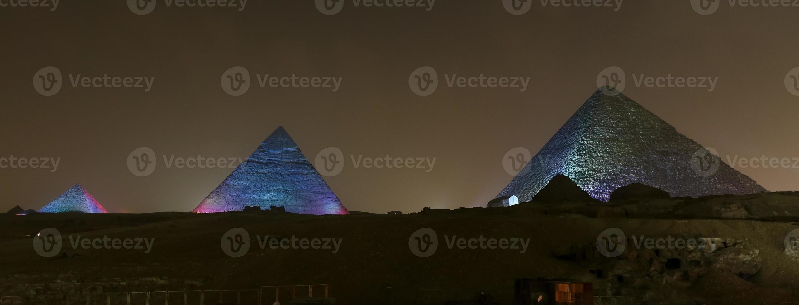 Giza Pyramid Complex in Cairo, Egypt photo