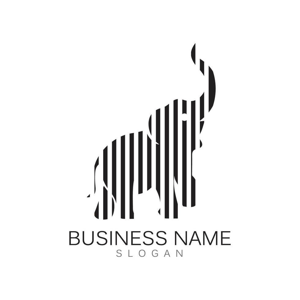 Elephant Logo Template Vector Illustration design