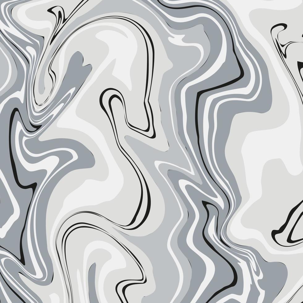 textura de mármol en colores gris, blanco y negro. imagen vectorial abstracta. vector