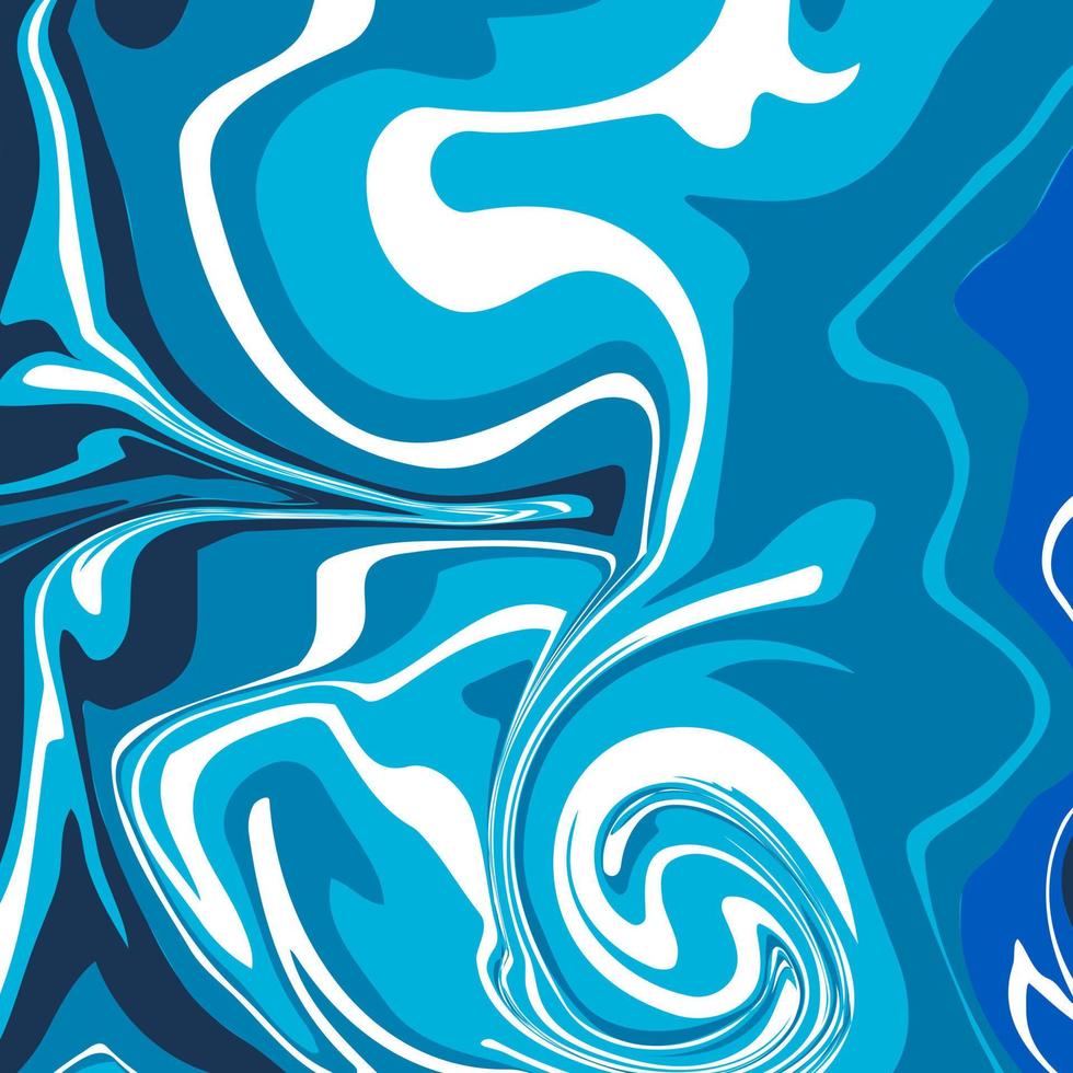 textura de mármol en colores azul y blanco. imagen vectorial abstracta. vector