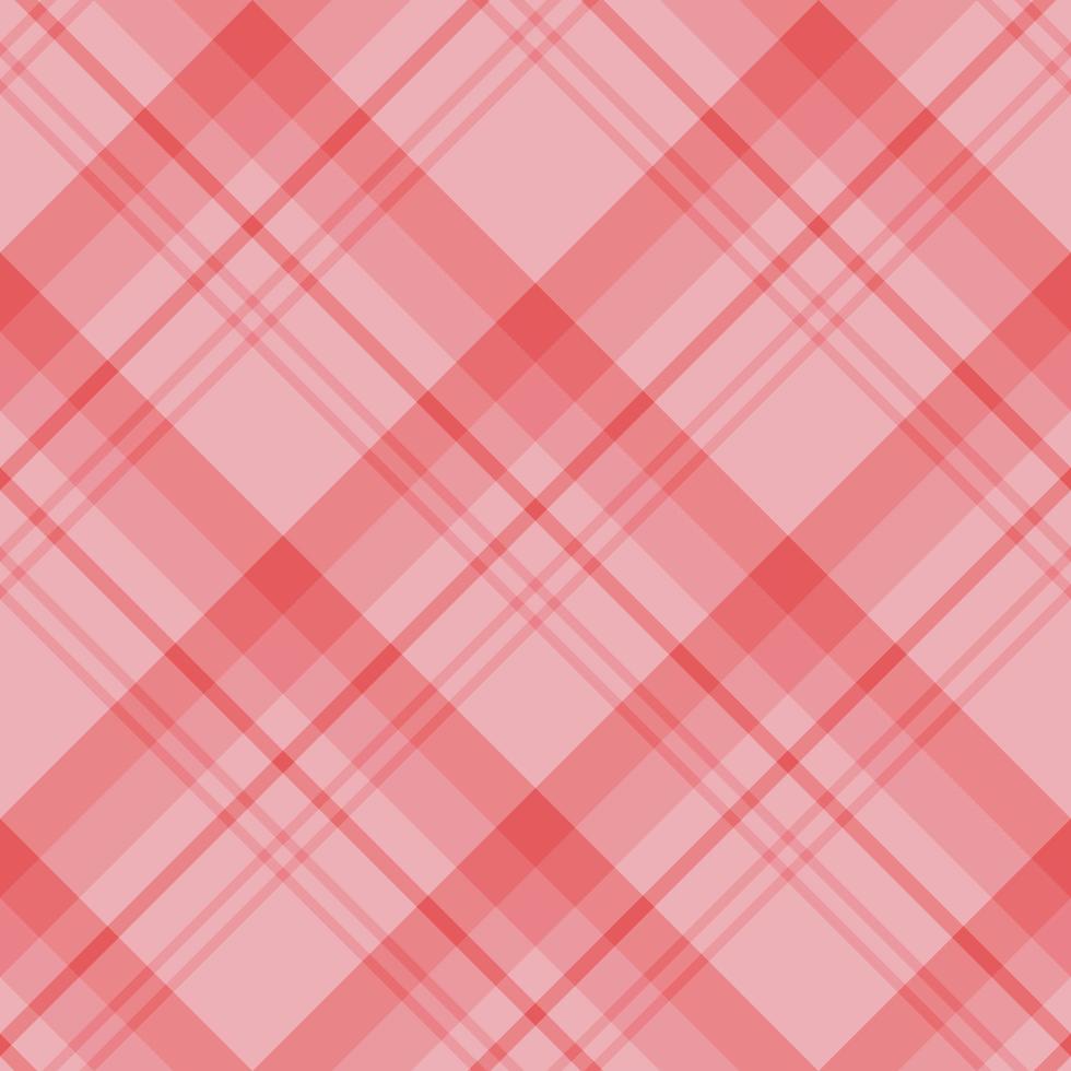 Seamless pattern in wonderful warm pink colors for plaid, fabric, textile, clothes, tablecloth and other things. Vector image. 2