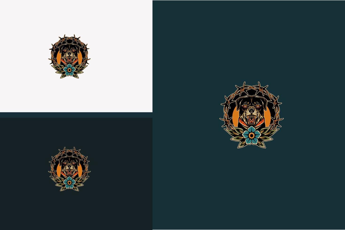 head angry dog vector illustration design