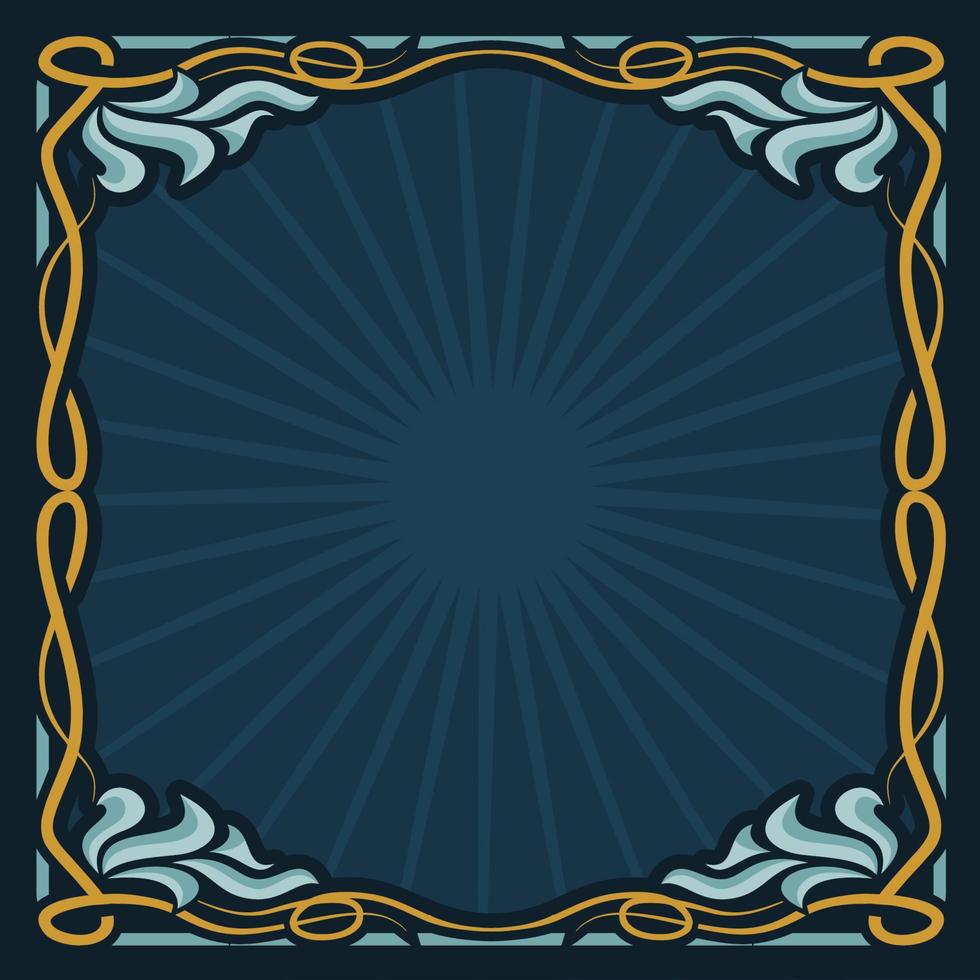 Art Nouveau Frame Background vector