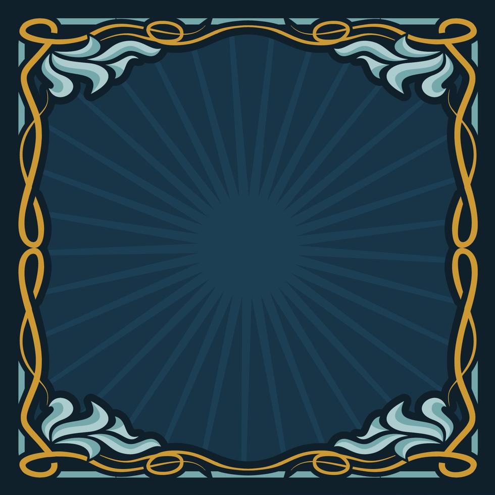 Art Nouveau Frame Background vector