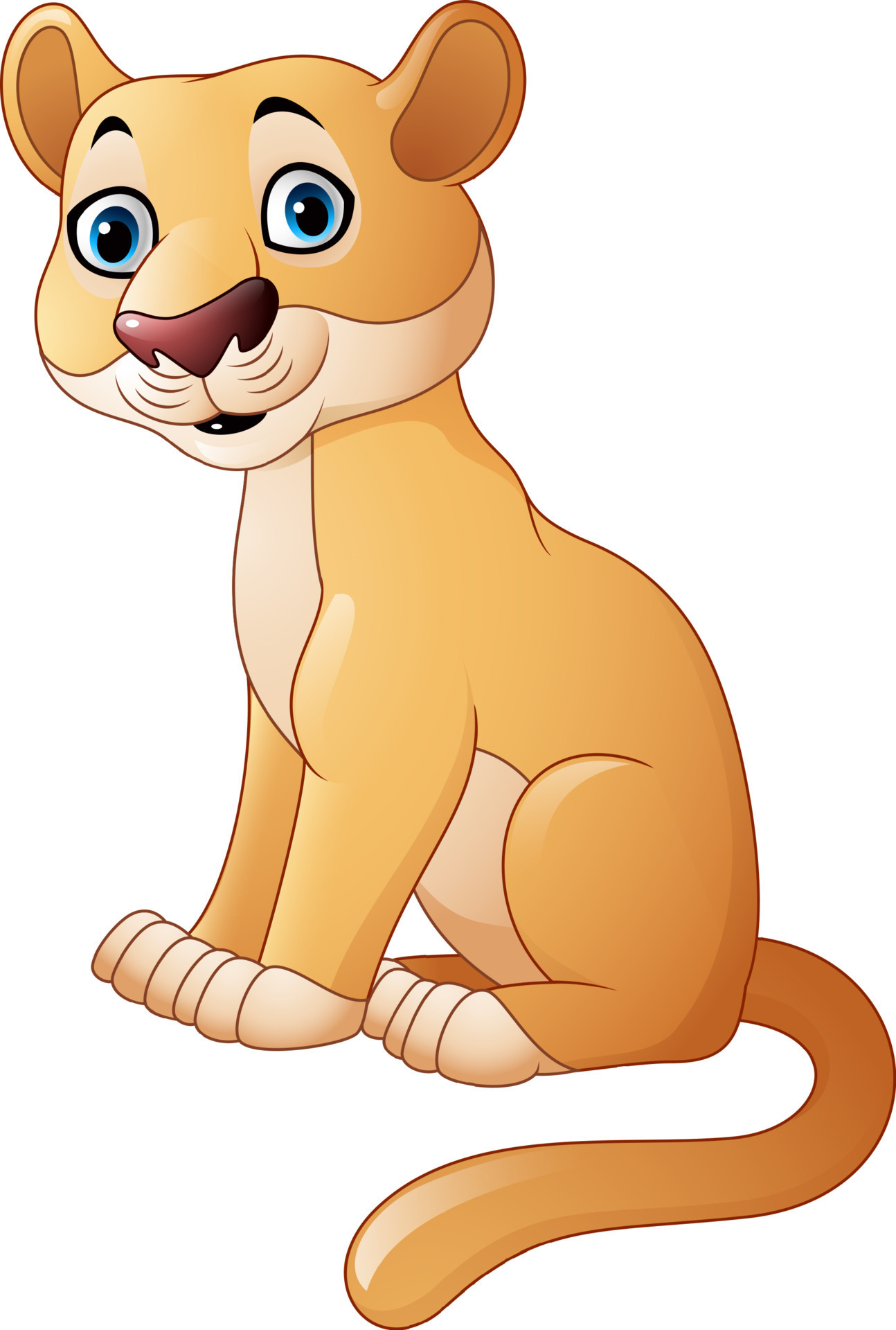 Cartoon lioness on white background 9321649 Vector Art at Vecteezy Cartoon lioness on white background 9321649 Vector Art at Vecteezy