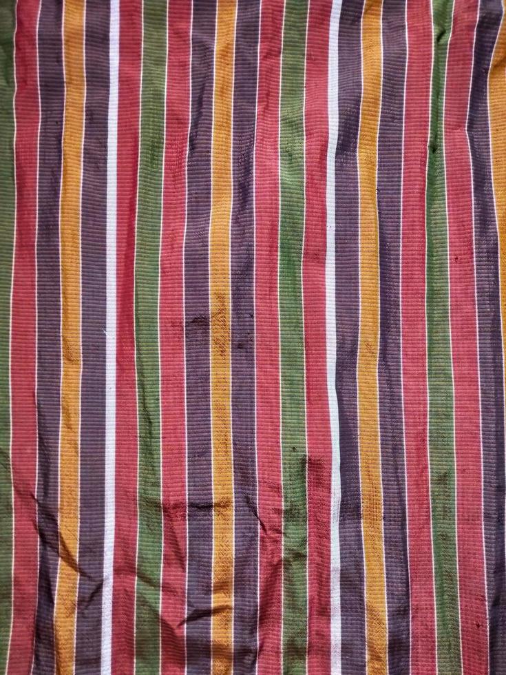 The loincloth has a multicolored pattern. Is a traditional fabric pattern of Thailand Popular with men photo