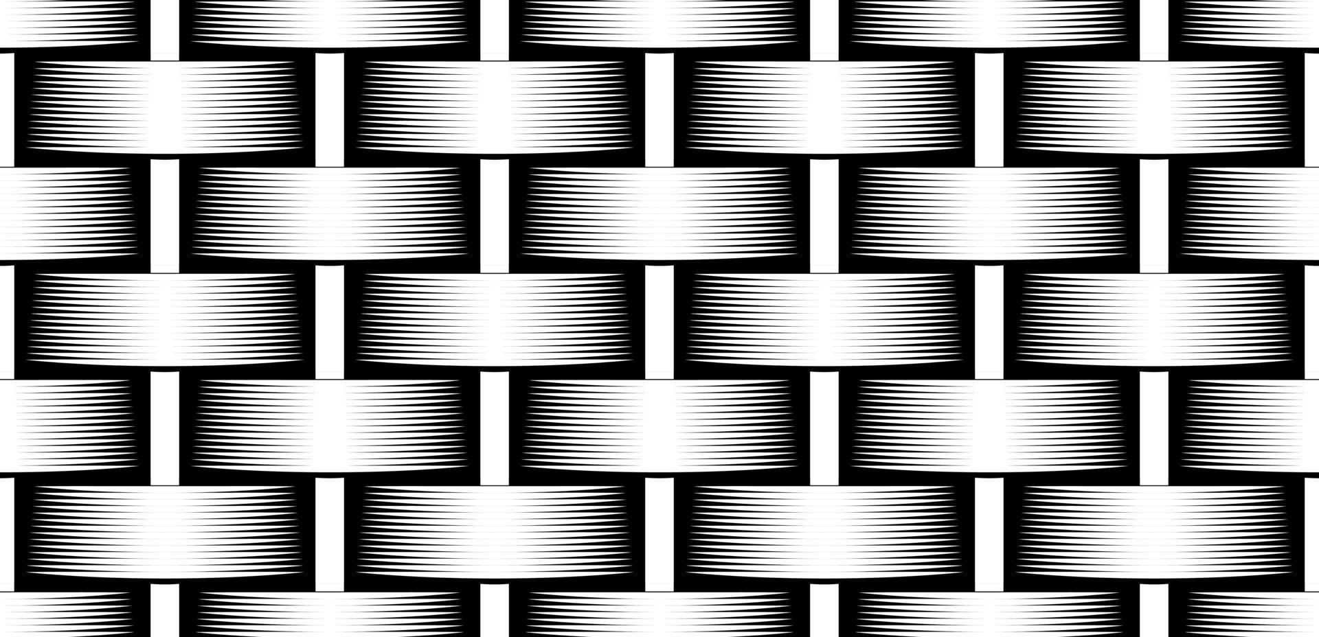 Vector Weaving basket seamless pattern. Decorative wooden textured background. Traditional woven natural matetial.