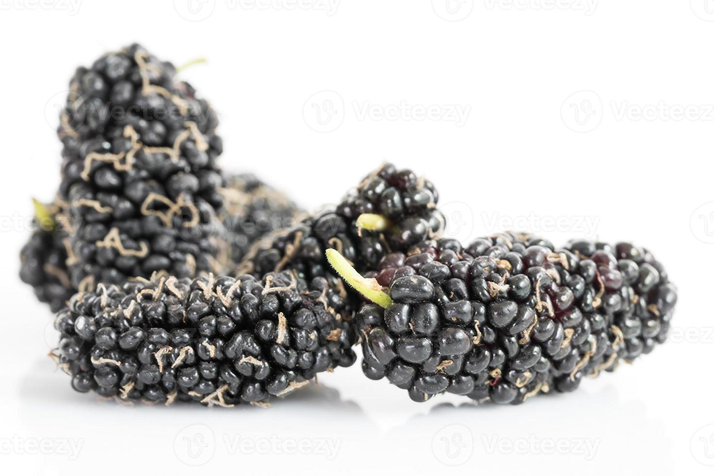 Mulberry isolated on the white photo