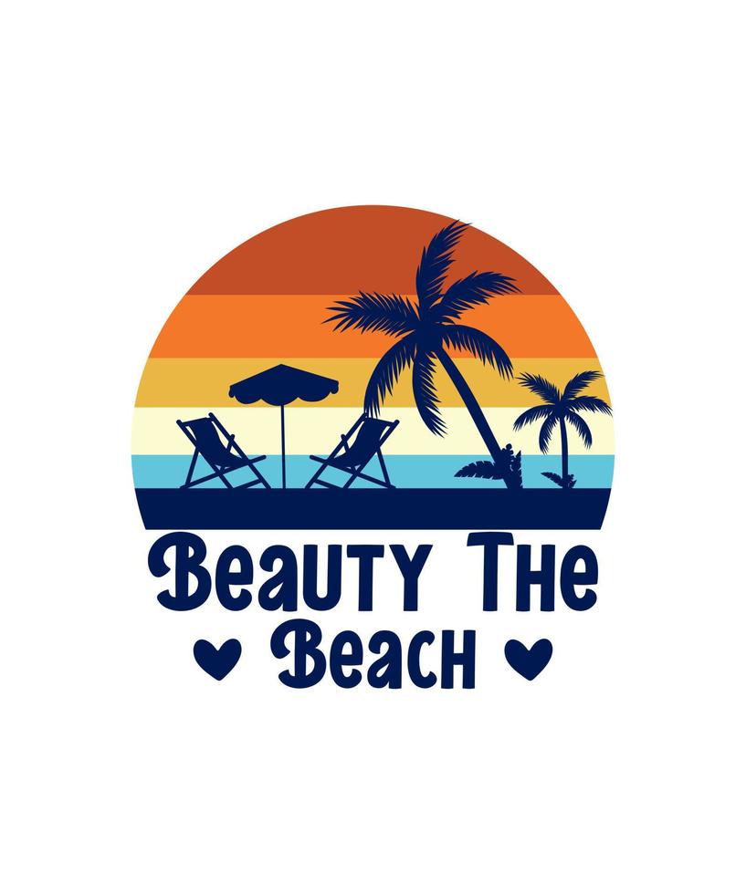 Beach logo vector design