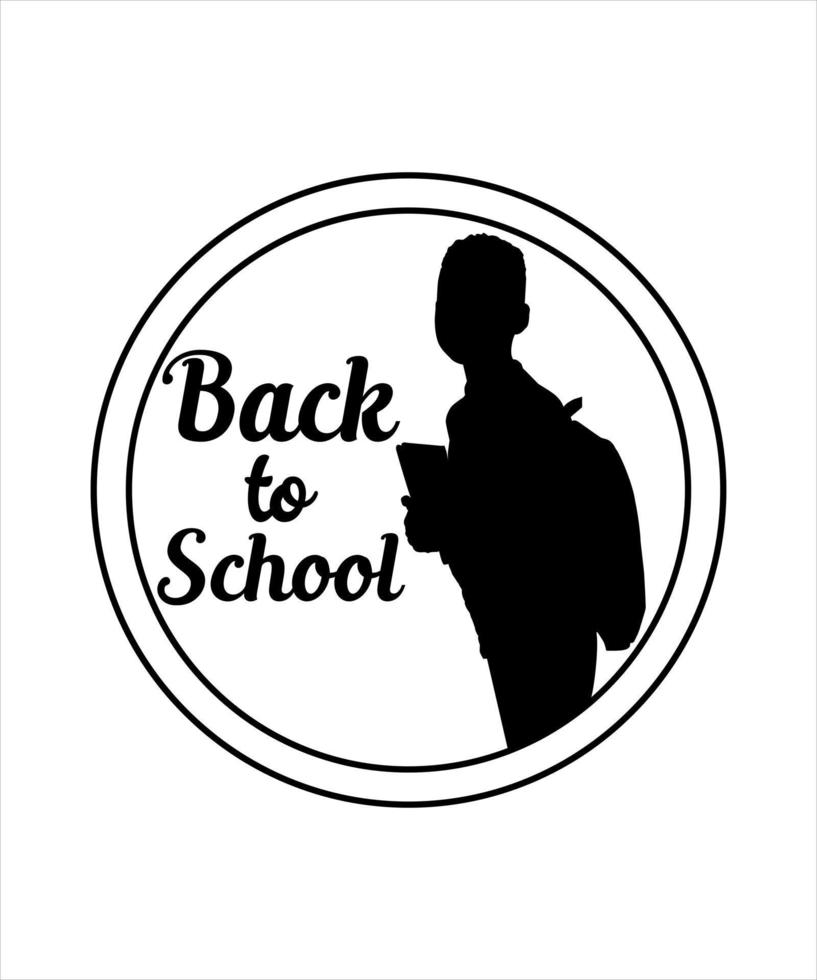 Back to school illustration design vector