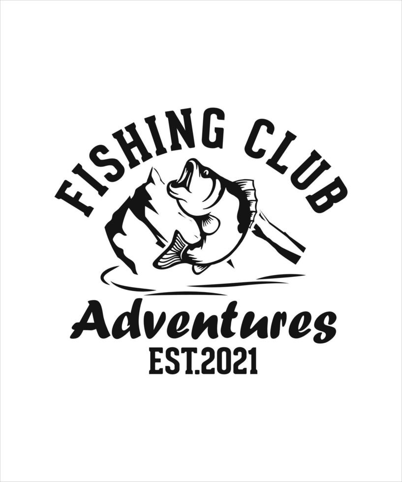 Fishing and hunting vector design