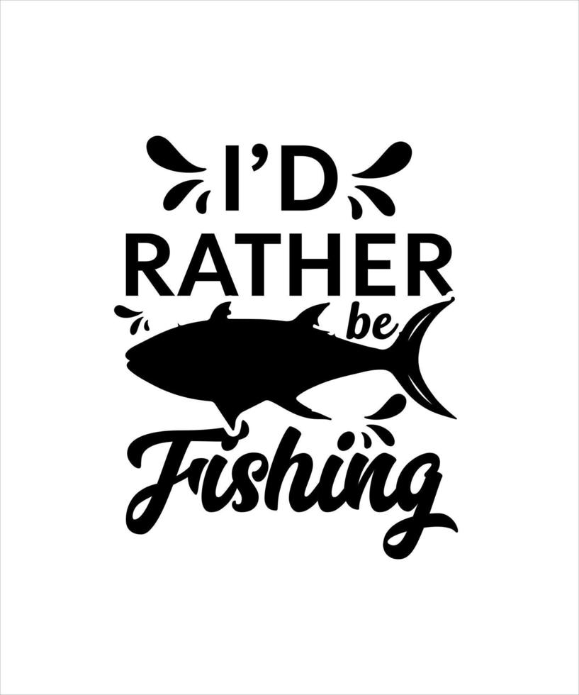 Fishing life illustration vector