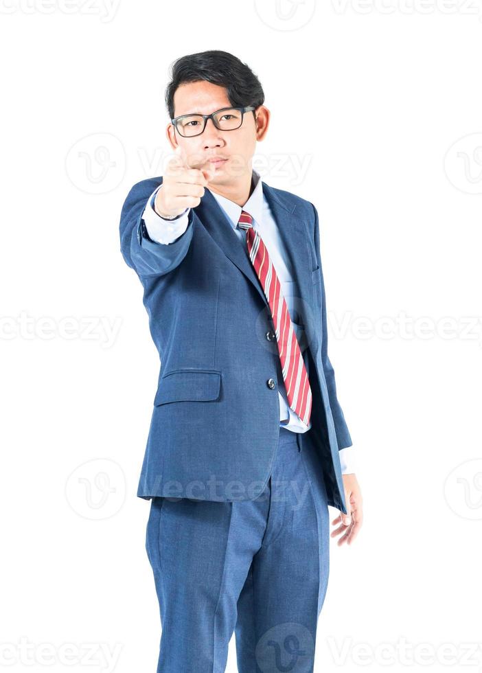 Business men portrait on white photo