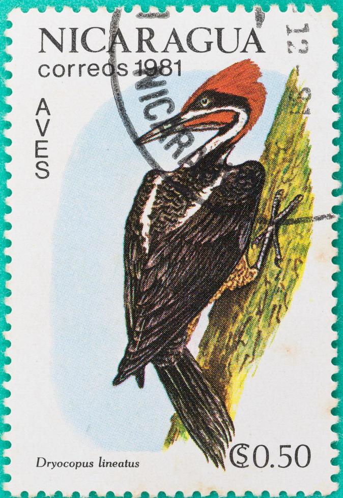 Postage stamps had been printed in Nicaragua photo