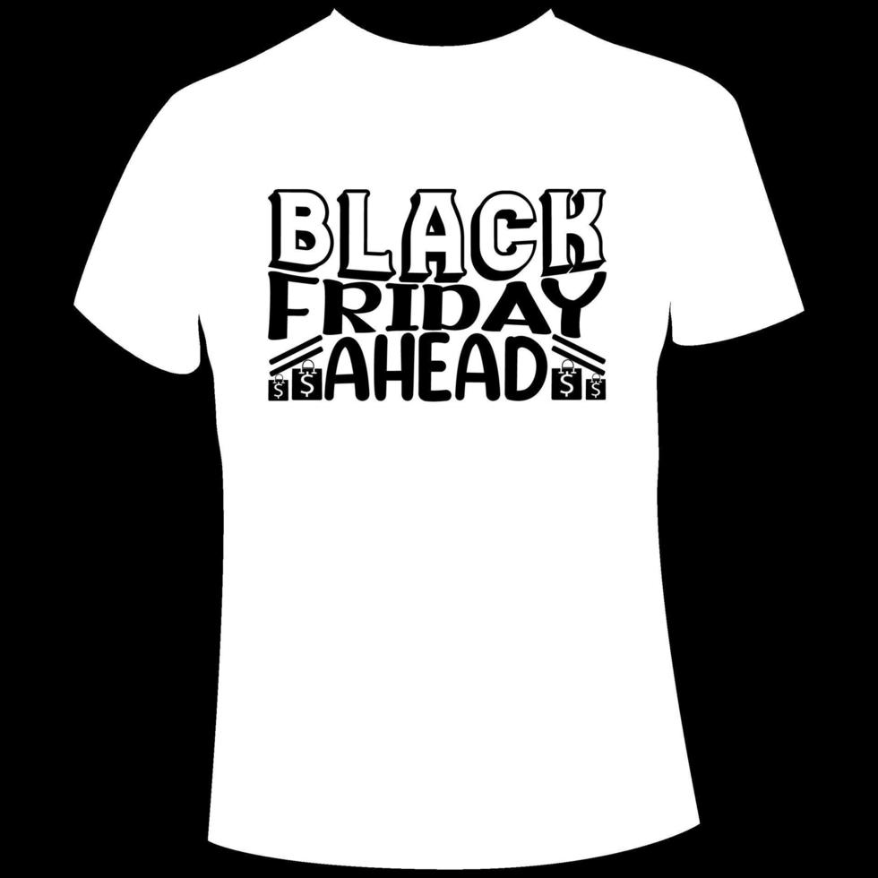 Black Friday t shirt design vector