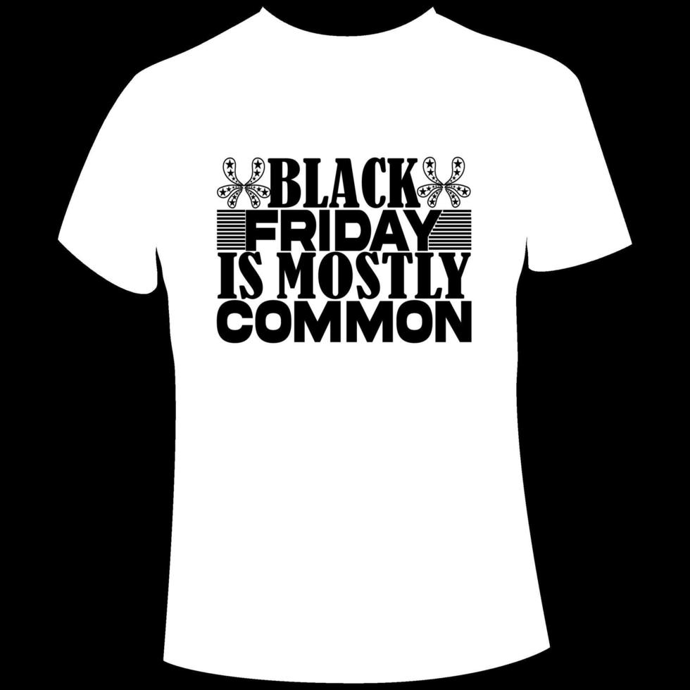 Black Friday t shirt design vector