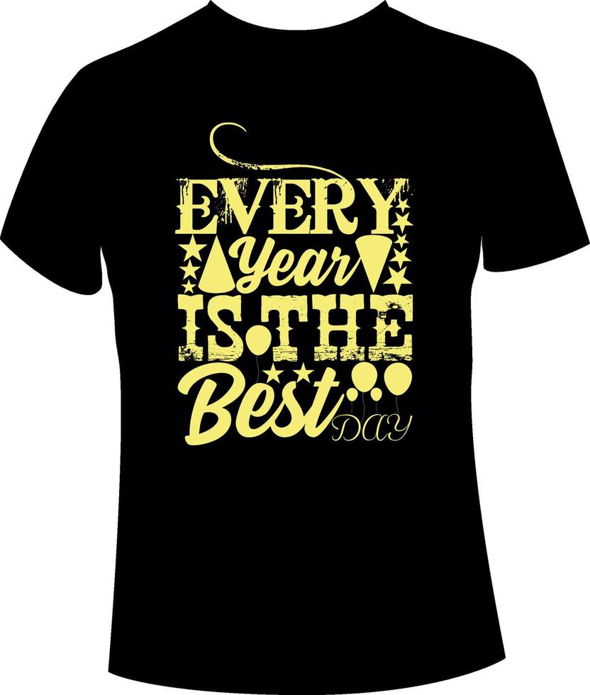 New year t shirt design vector