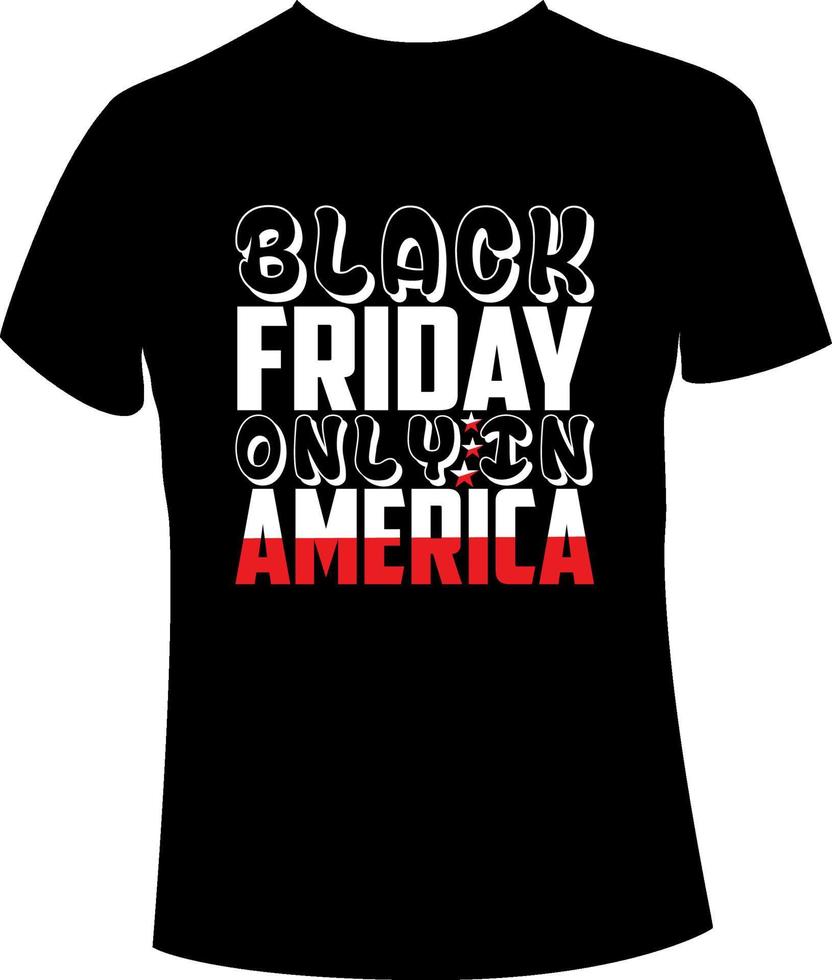 Black Friday t shirt design vector