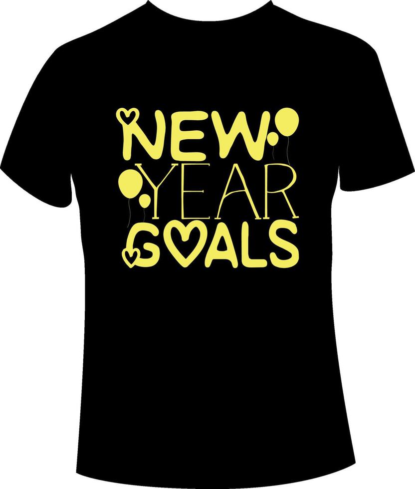 New year t-shirt design vector