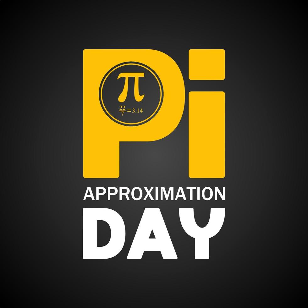 Pi approximation day vector illustration. 9323819 Vector Art at Vecteezy