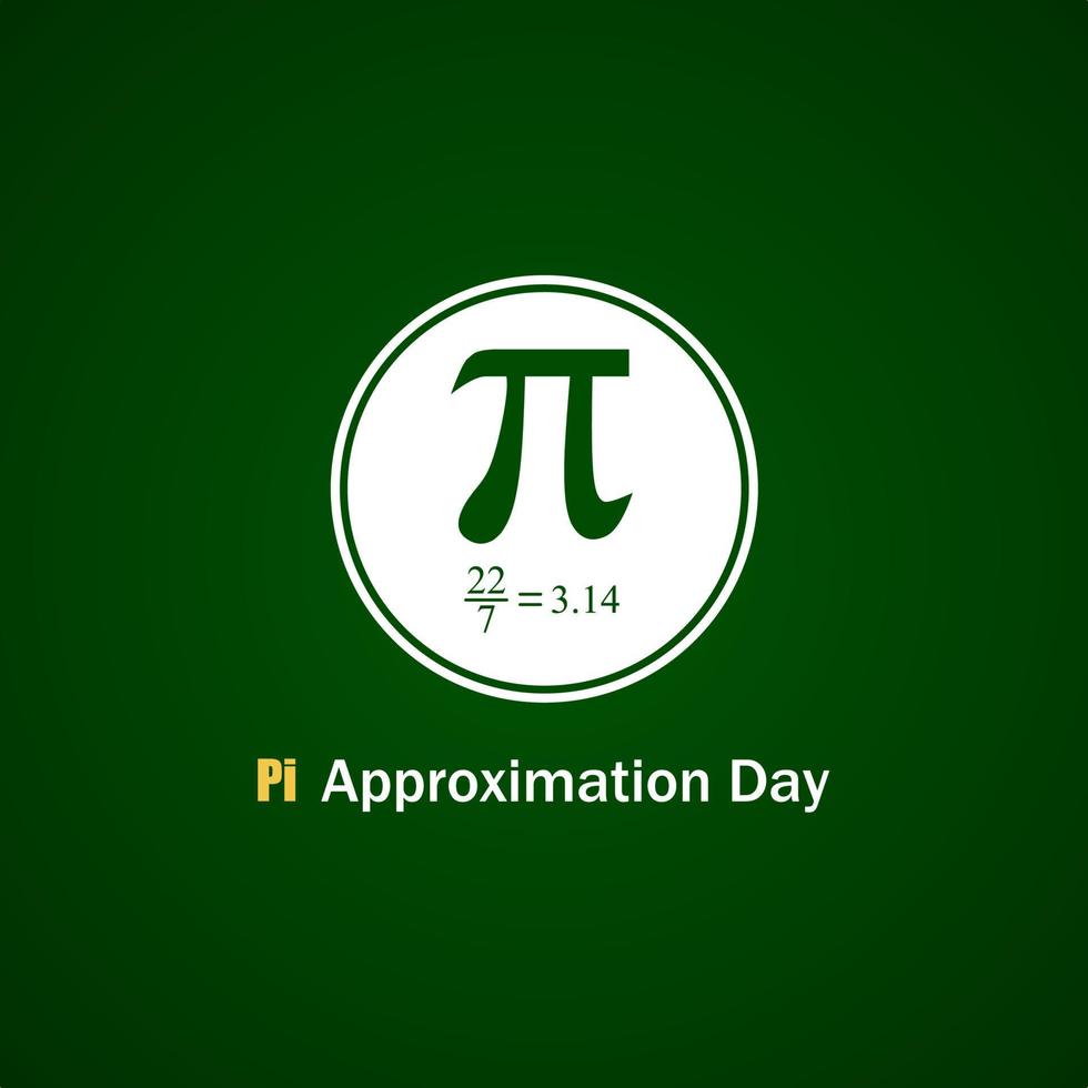 Pi approximation day vector illustration. 9323820 Vector Art at Vecteezy