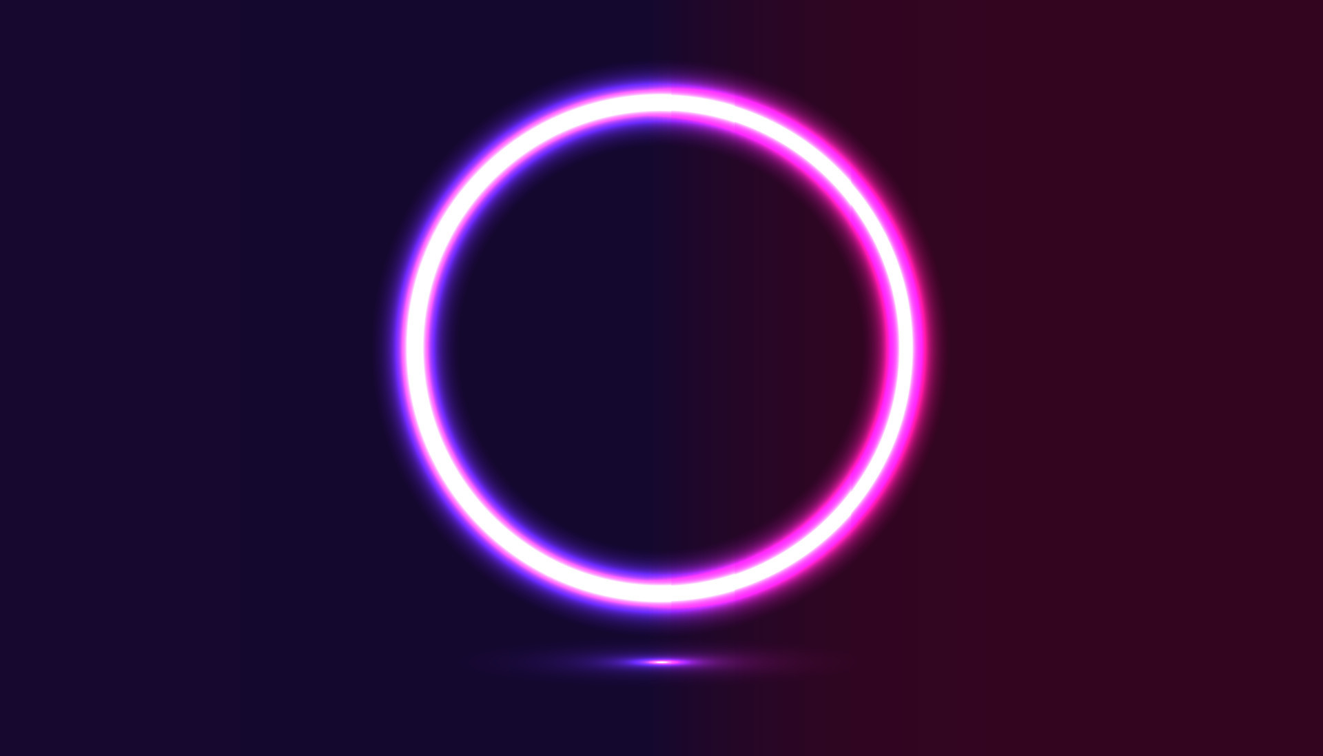 Realistic neon geometric light effect design collection 9324855 Vector