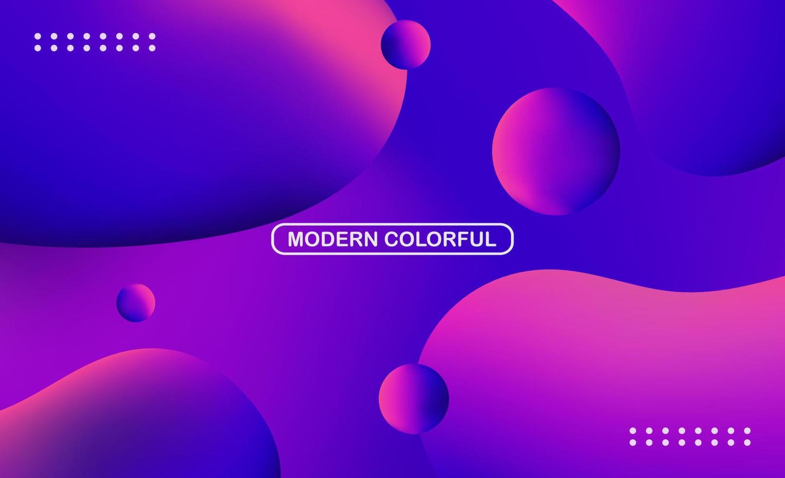 abstract modern colorful fluid liquid background vector