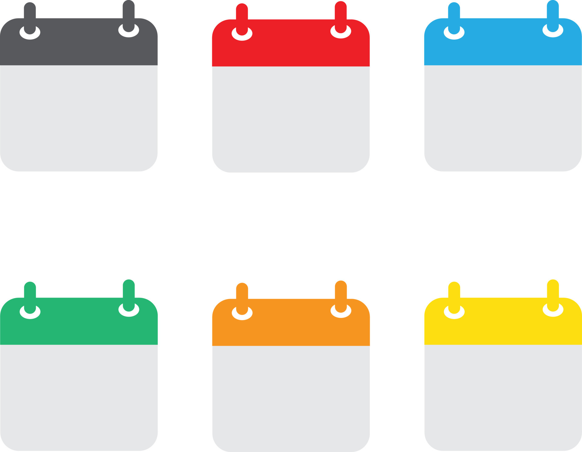 set calendar icon on white background. flat style. calendar icon for your  web site design, logo, app, UI. calendar on the wall. 9326812 Vector Art at  Vecteezy