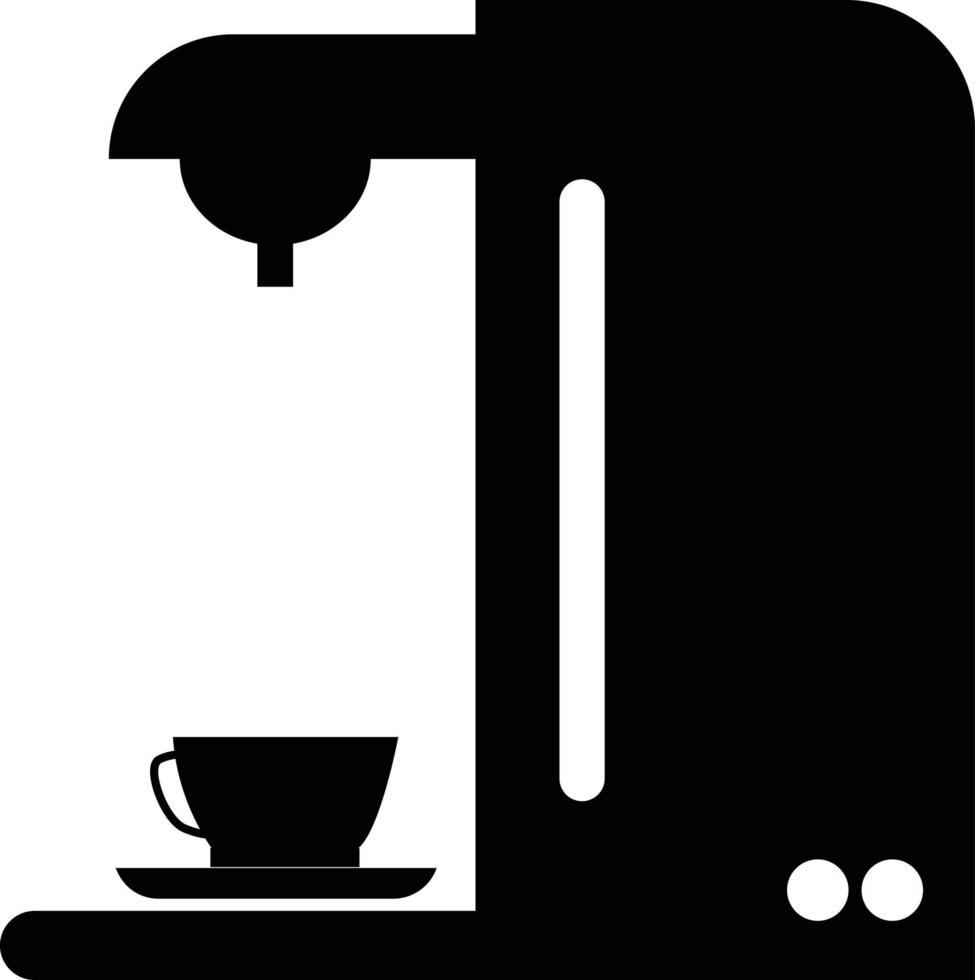 coffee maker icon on white background. flat style. espresso symbol. coffee maker sign. vector