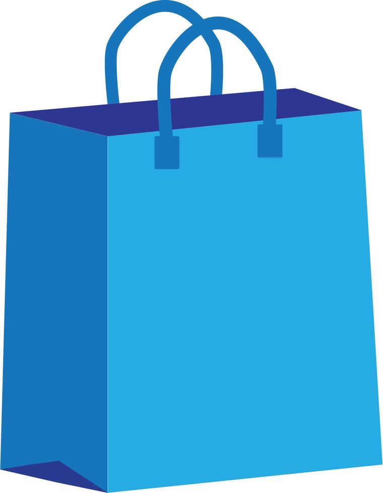 shopping bag icon on white background. shopping bag sign. paper