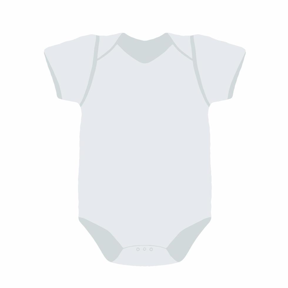 Baby clothing. Bodysuit. vector