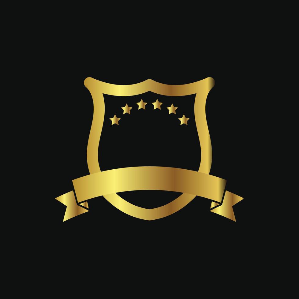 Free Gold Badge Element vector