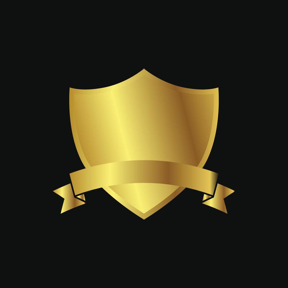 Free Gold Badge Element vector