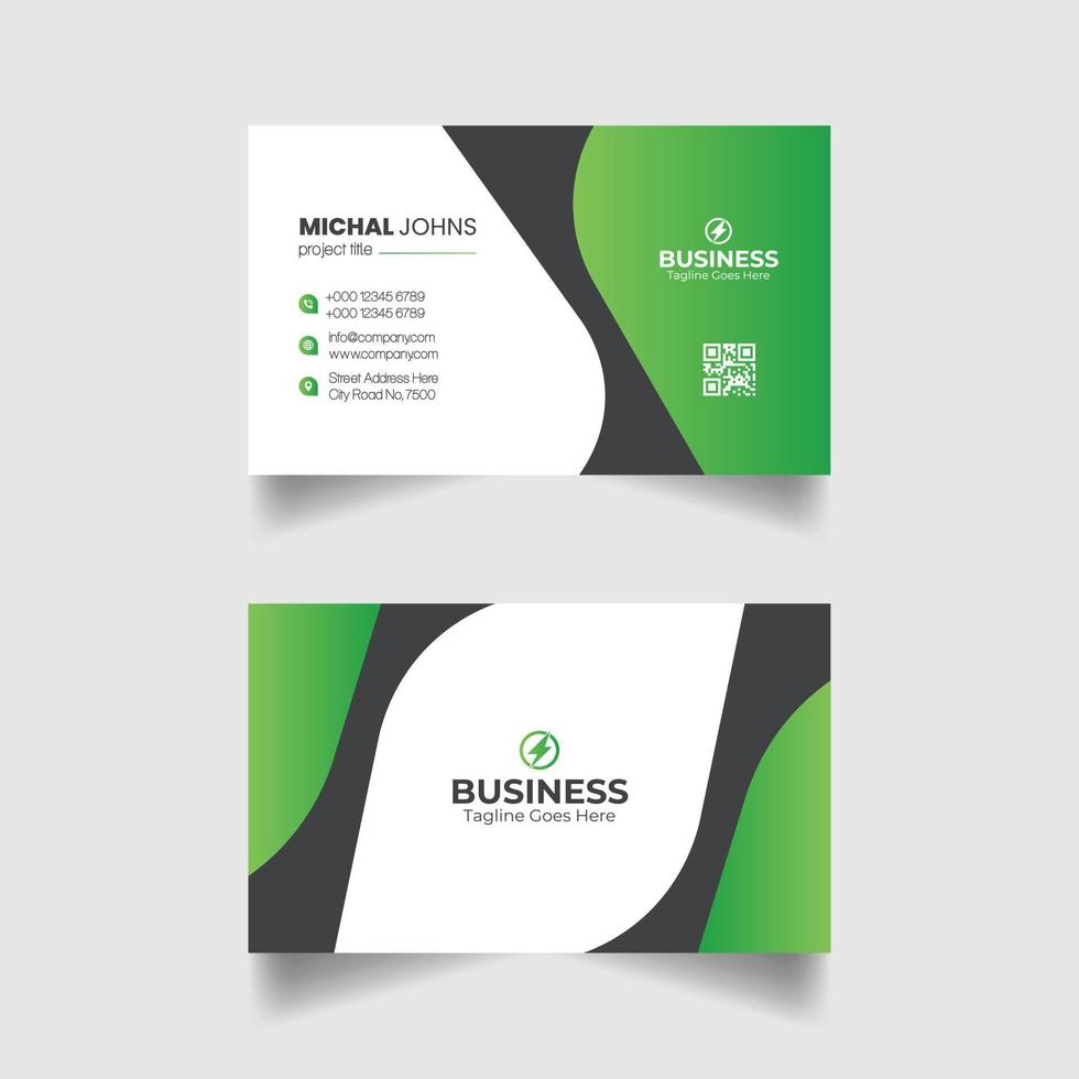 Business Card Design vector