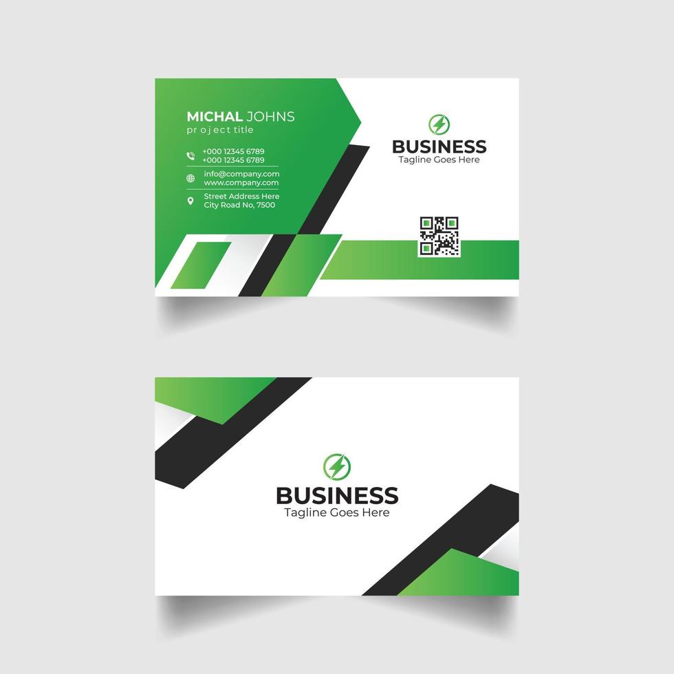 Business Card Design vector