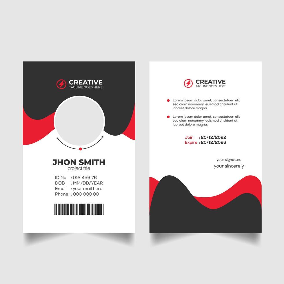 Business Card Design vector